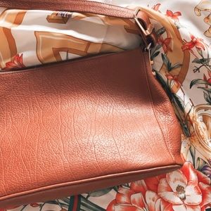 Ganson brand vegan leather crossbody